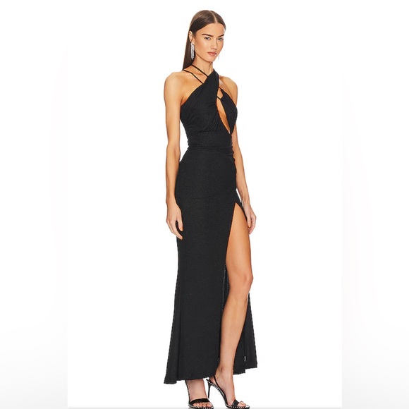 New NWT REVOLVE Doris Gown in Black
Michael Costello sparkle cutout maxi dress - Picture 2 of 9